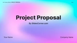 Project Proposal Colorful PPT Template