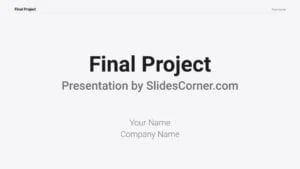 Simple Powerpoint & Google Slides Free Template