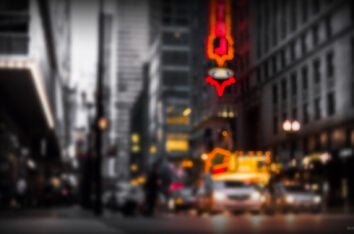 Out Of Focus Blurred City Backgrounds FREE by SlidesCorner.com