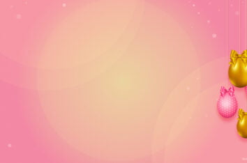 Happy Easter Backgrounds & Wallpapers Pink and Gold HD by SlidesCorner.com