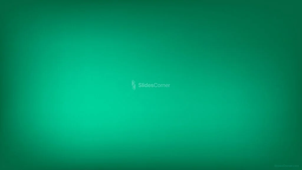 Green Gradient PPT Background