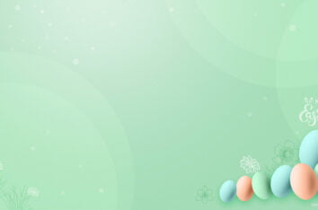 Happy Easter Backgrounds & Wallpapers Colorful Pastel HD by SlidesCorner.com