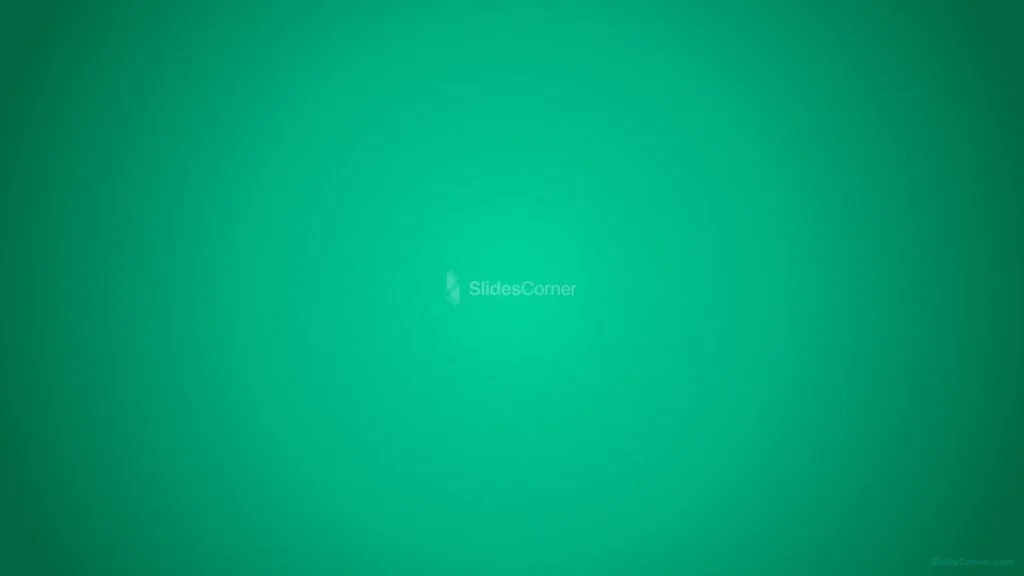 Green Gradient PPT Background
