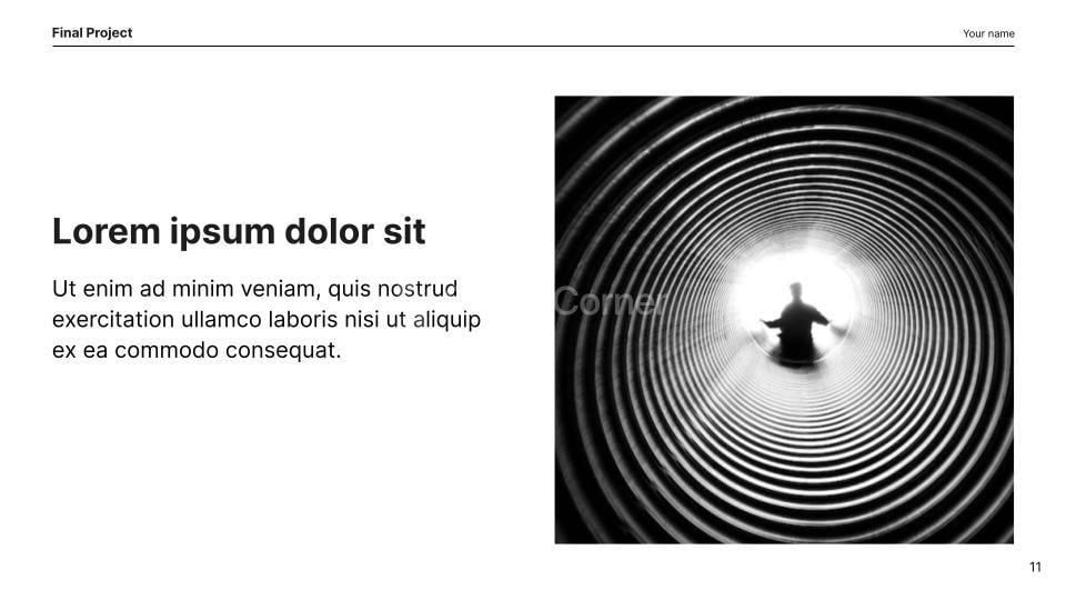 Professional, Clean & Minimalistic Template - SlidesCorner