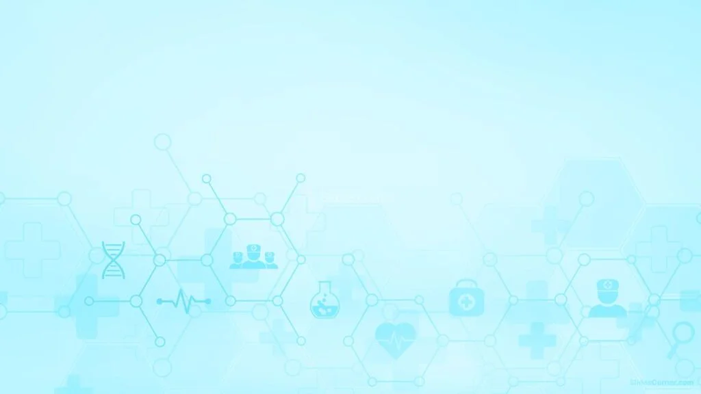 Health and Medical Blue PPT Background HD