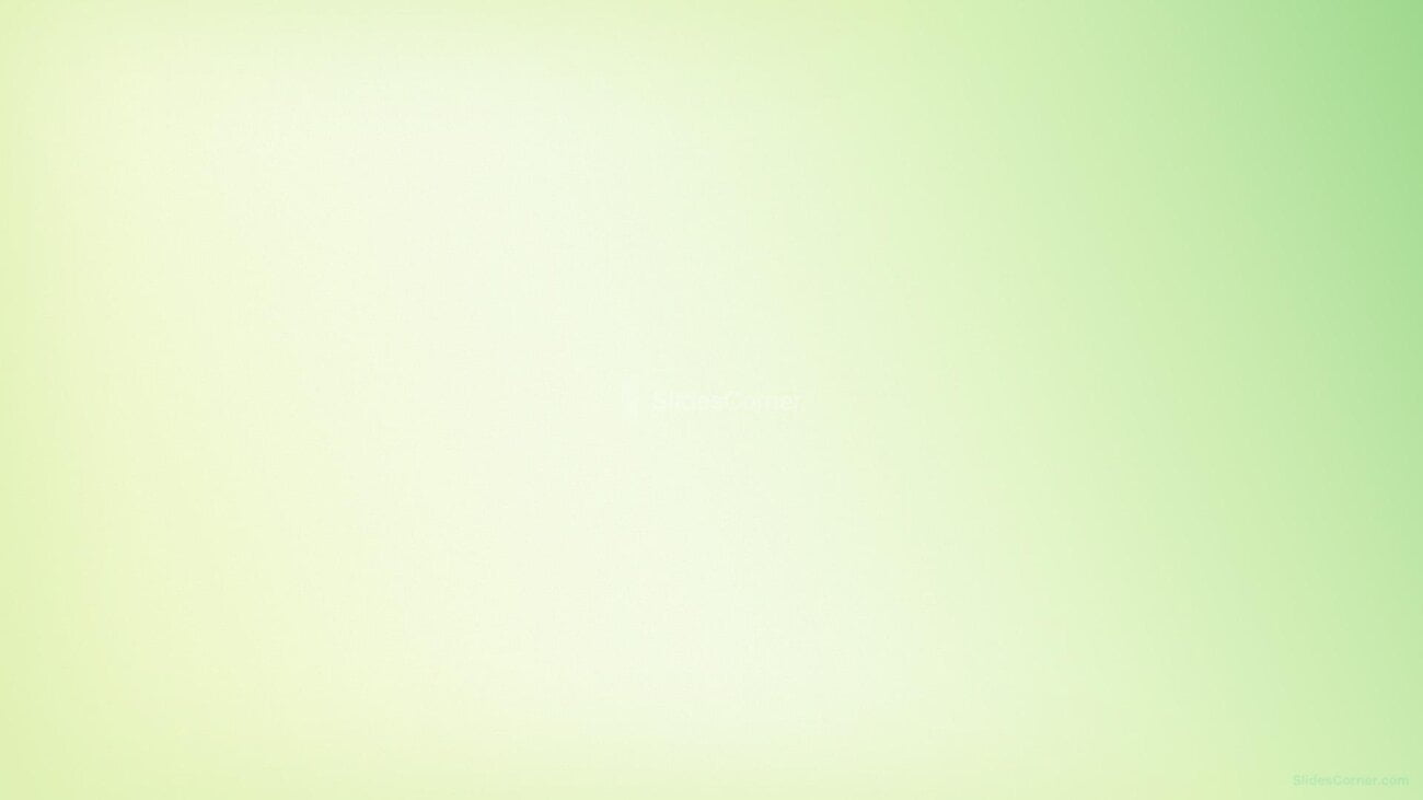 Blurred Soft Green Gradient Pastel Background by SlidesCorner.com