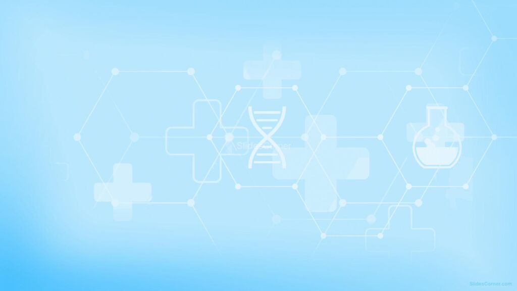 Medical Blue Pastel Background