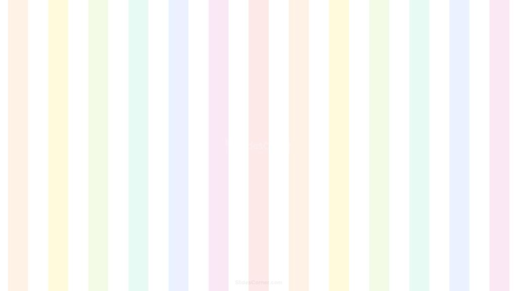Colorful Pastel Striped Plain PPT Background & Google Slides