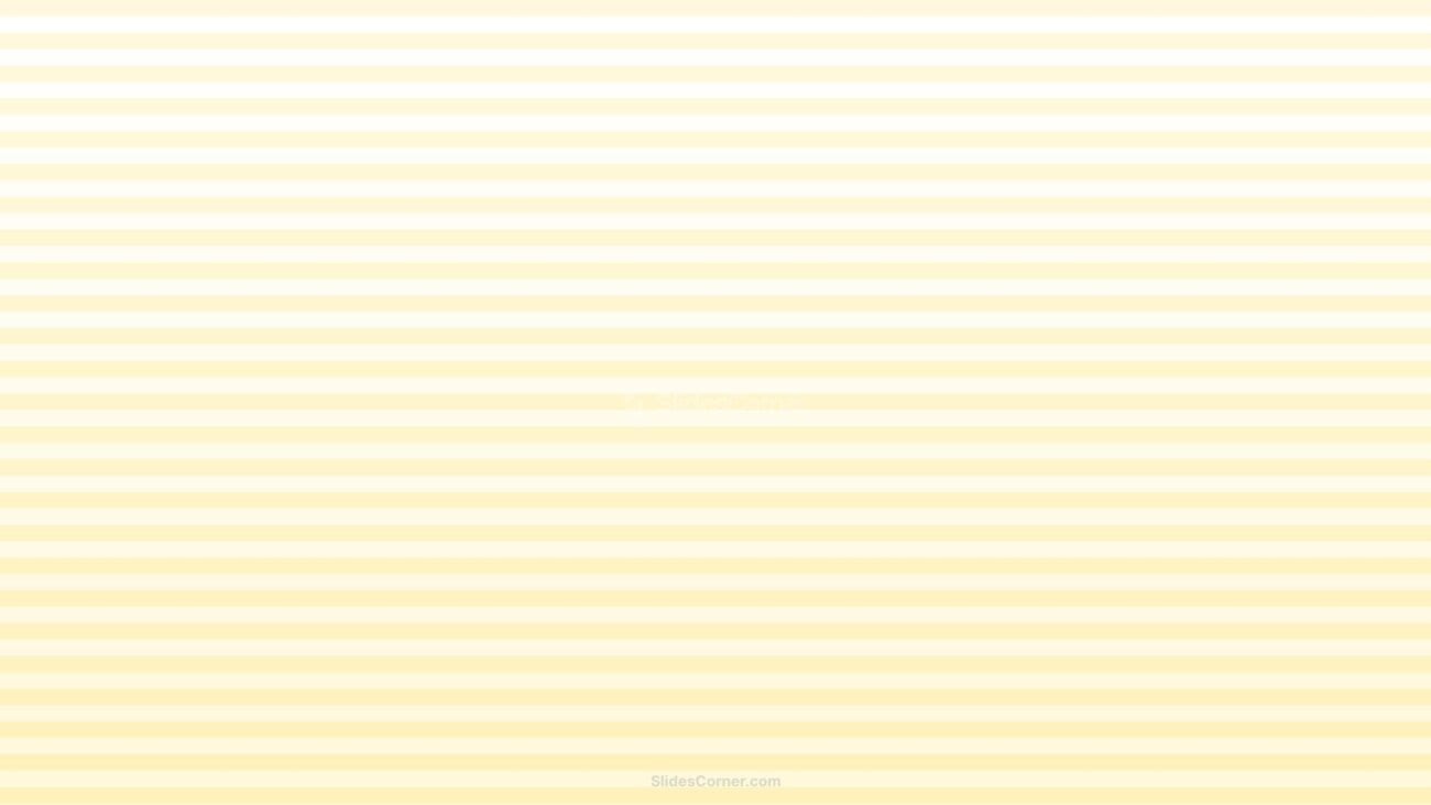 Light Yellow Striped Background for PPT & Google Slides by SlidesCorner.com