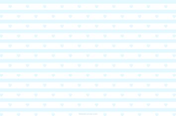 Pastel Striped Background With Little Hearts for PPT & Google Slides by SlidesCorner.com