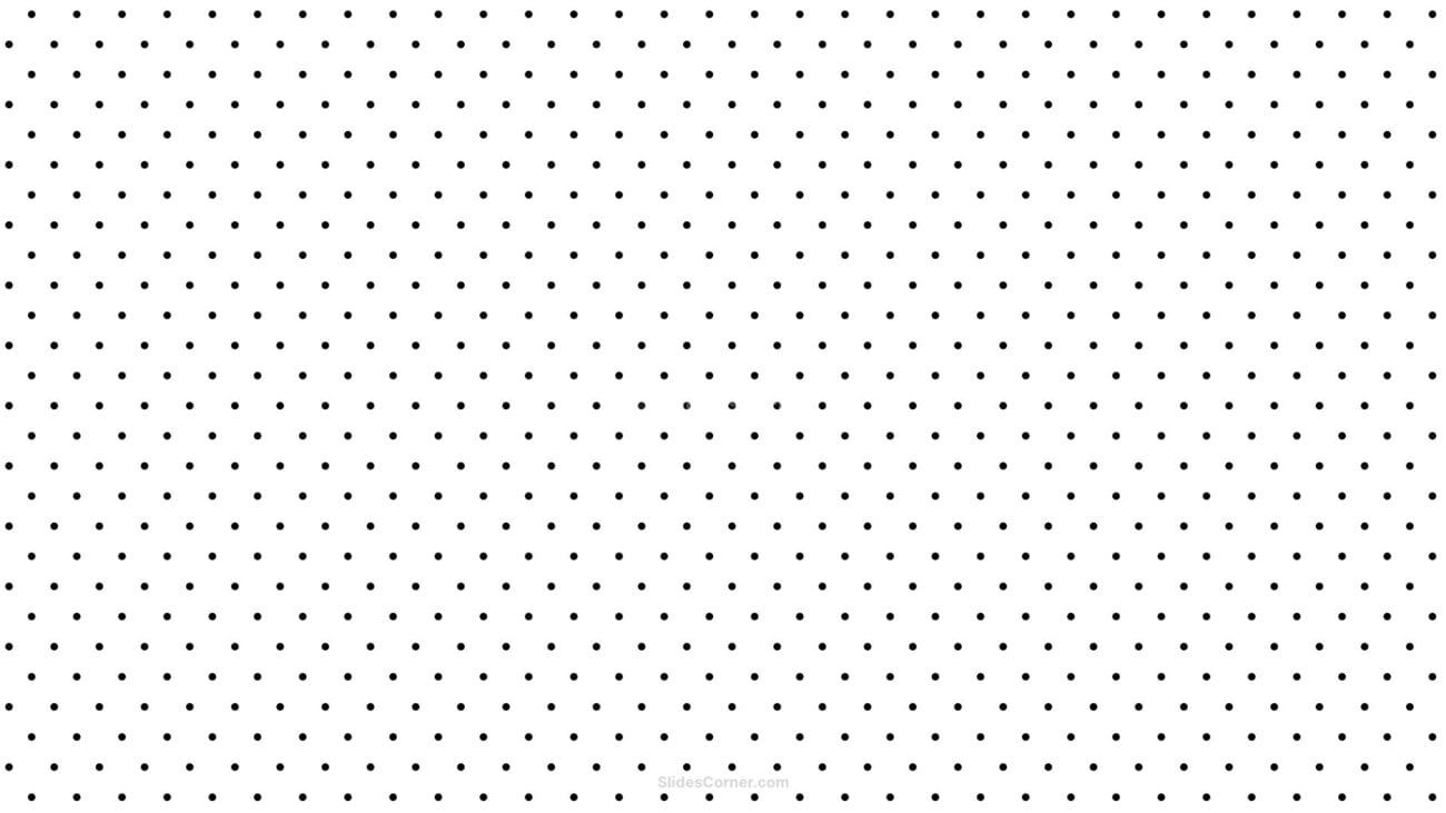 Black and White Dotted Background for PPT & Google Slides by SlidesCorner.com