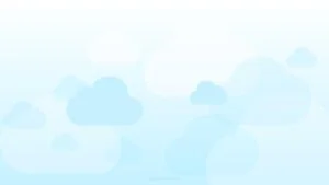 Sky Blue Clouds on Pastel Gradient Background for PPT & Google Slides by SlidesCorner.com