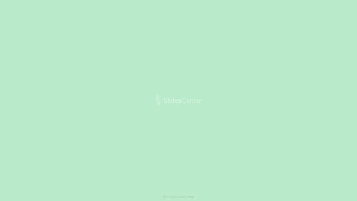 Green Pastel Plain PPT PowerPoint Background & Google Slides