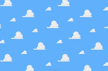 Toy Story Clouds And Stars PPT Background, Google Slides or Wallpaper by SlidesCorner.com