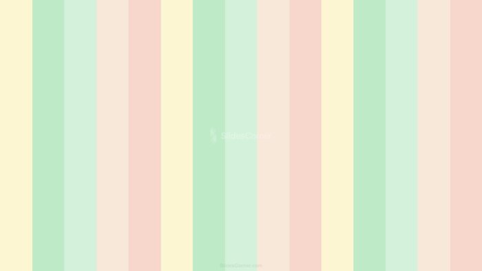 Colorful Pastel Striped Plain PPT Background & Google Slides