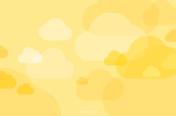 Yellow Clouds on Pastel Gradient PPT Background & Google Slides by SlidesCorner.com