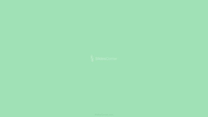 Green Pastel Plain PPT PowerPoint Background & Google Slides