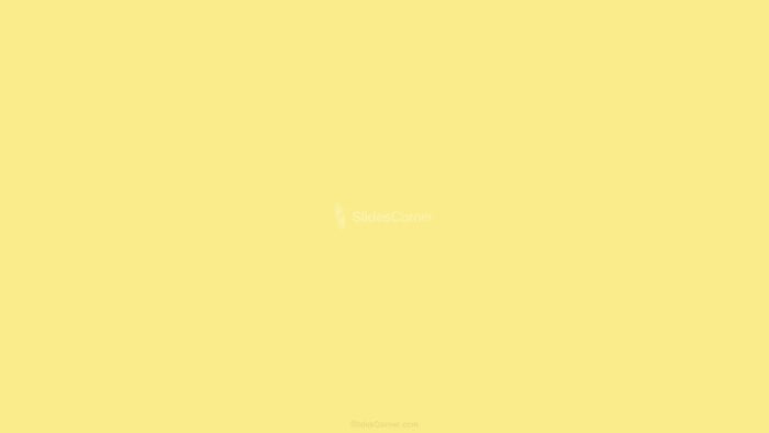 Yellow Pastel Plain PPT Background / Google Slides / Wallpaper