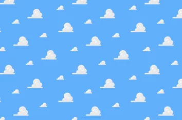 Toy Story Clouds And Stars PPT Background, Google Slides or Wallpaper by SlidesCorner.com