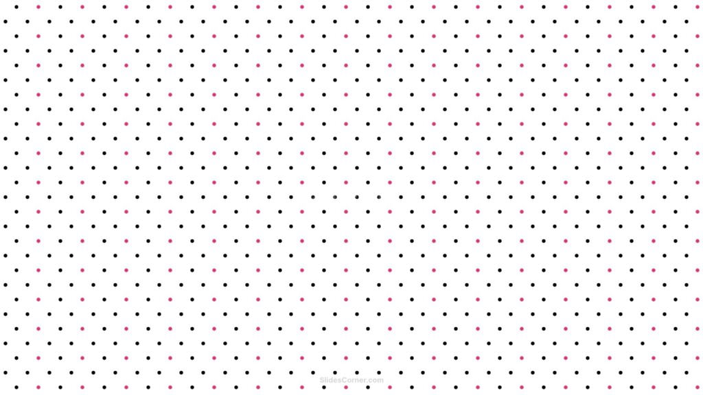 Black, Pink and Pastel Pink Dotted Background for PPT & Google Slides