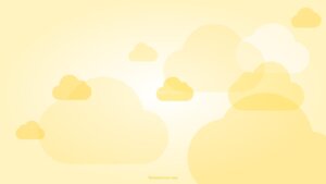 Yellow Clouds on Pastel Gradient PPT Background & Google Slides by SlidesCorner.com