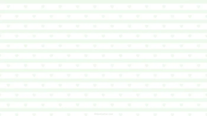 Pastel Striped Background with Hearts for PPT PowerPoint
