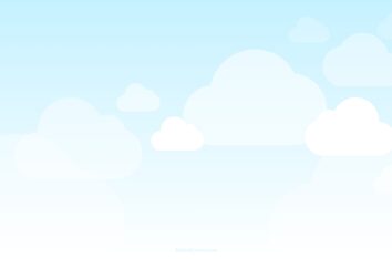 Sky Blue Clouds on Pastel Gradient Background for PPT & Google Slides by SlidesCorner.com