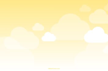 Yellow Clouds on Pastel Gradient PPT Background & Google Slides by SlidesCorner.com