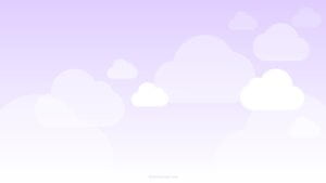 Purple Clouds on Pastel Gradient PPT Background & Google Slides by SlidesCorner.com