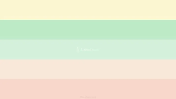 Colorful Pastel Striped Plain PPT Background & Google Slides