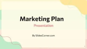 Colorful Pastel Marketing Plan Professional PPT Template by SlidesCorner.com