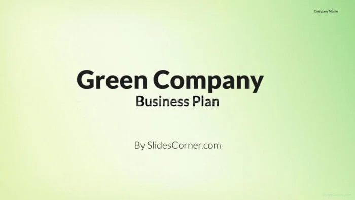 Clean Pastel Green Professional PPT PowerPoint Template