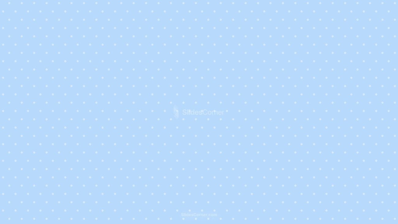 Baby Blue Background with Dots Pattern for PPT, Google Slides and Wallpaper by SlidesCorner.com