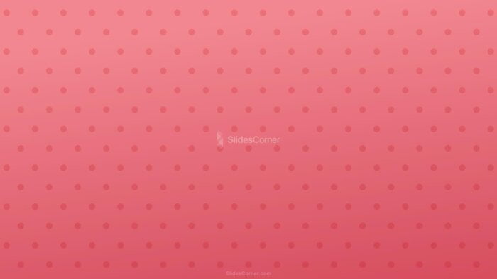 Red Pastel Gradient Polka Dots PowerPoint Background Aesthetic