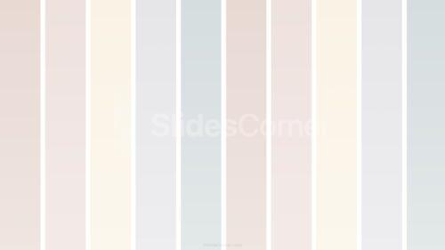 Natural Pastel Colors Striped PowerPoint Background