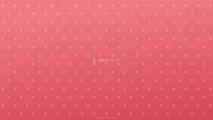Red Pastel Gradient Polka Dots PowerPoint Background Aesthetic