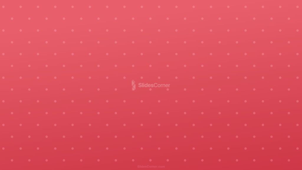 Red Pastel Gradient Polka Dots PowerPoint Background Aesthetic
