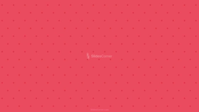 Red Pastel Plain Polka Dots PowerPoint Background Aesthetic
