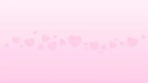 Pink Hearts with Soft Waves PPT Background by SlidesCorner.com
