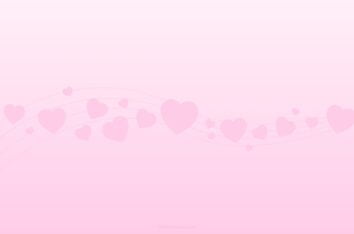 Pink Hearts with Soft Waves PPT Background by SlidesCorner.com