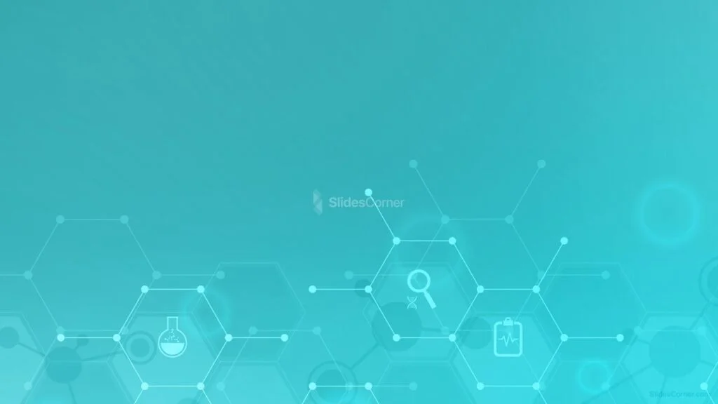 Medical and Healthcare Technology Aesthetic PPT Background