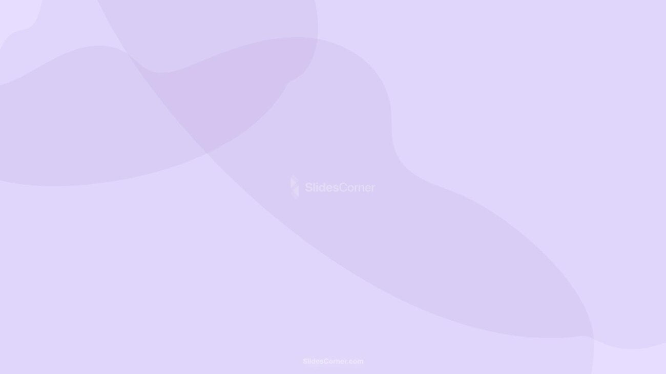 Lavender Background Plain with Organic Shapes HD Aesthetic by SlidesCorner.com