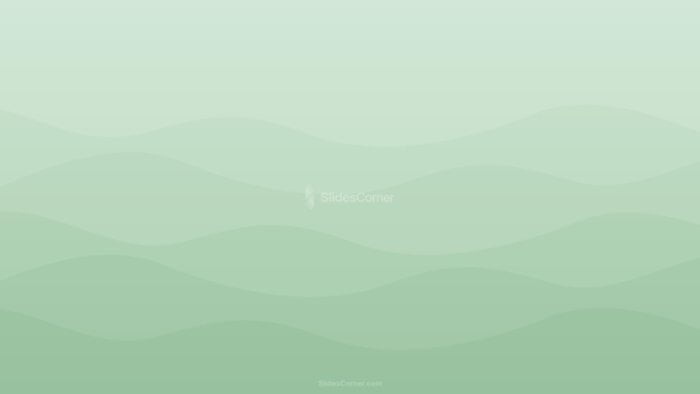 Pastel Green Organic Waves Gradient PPT Background Pastel Green Organic Waves Gradient PPT Background