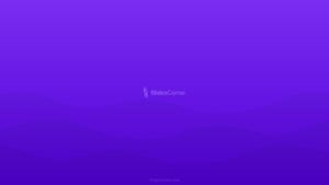 Intense Purple Gradient Background with Soft Waves