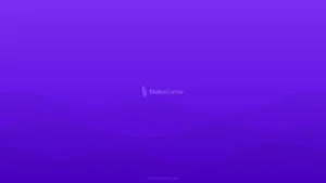 Intense Purple Gradient Background with Soft Waves