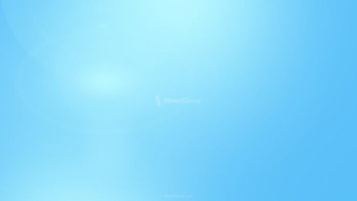 Abstract Gradient Light Blue Background PPT & Google Slides