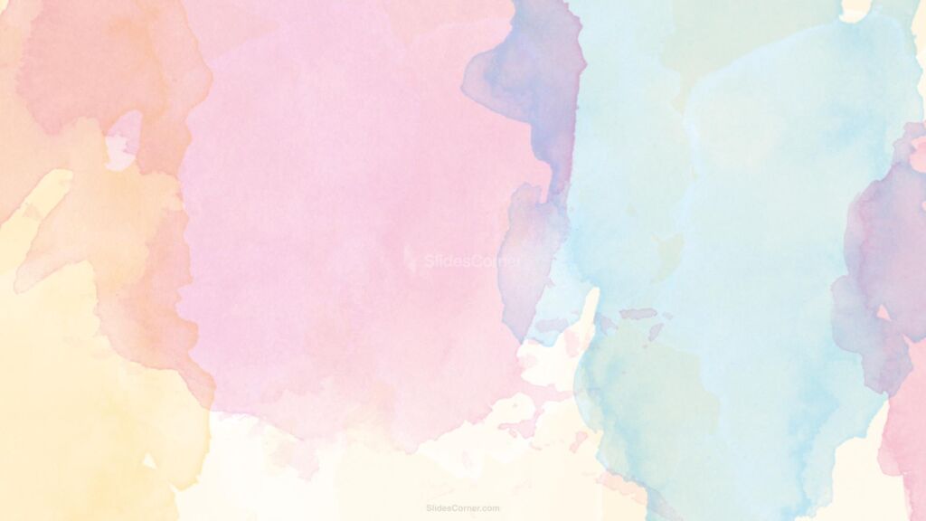 Aesthetic Watercolor Background for PPT and Google Slides