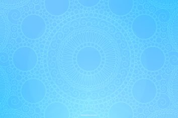 02 - Mandala Geometric Hindu and Buddhist Symbols Light Blue Background by SlidesCorner.com
