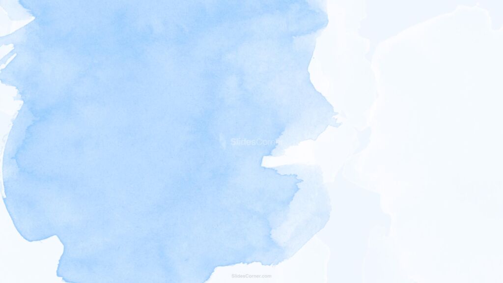 Light Blue Background in Watercolor Effect