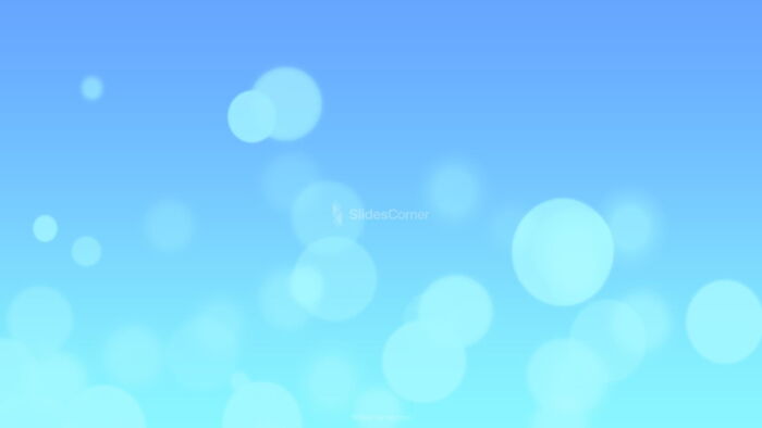 Bokeh Effect Gradient Light Blue Background